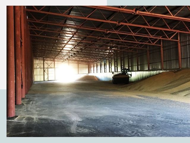 Строительство зернохранилищ в Нефтеюганске