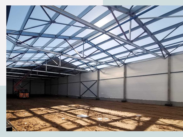 Строительство сенохранилищ в Нефтеюганске