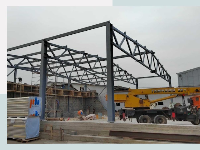 Строительство цехов в Нефтеюганске