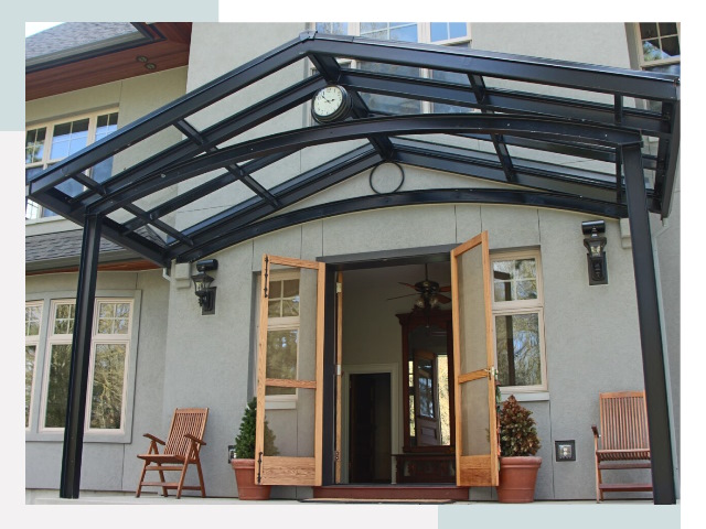 Козырьки металлические в Нефтеюганске