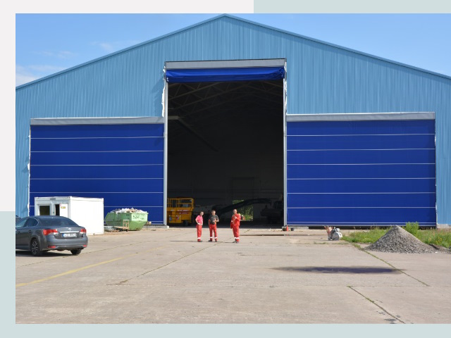 Ангарные ворота в Нефтеюганск от СтальСтрой-Нфт по цене 610 руб.