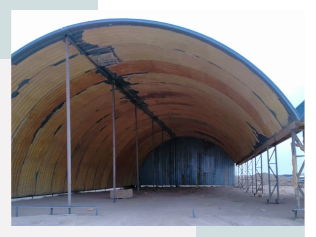 Реконструкция ангаров в Нефтеюганске