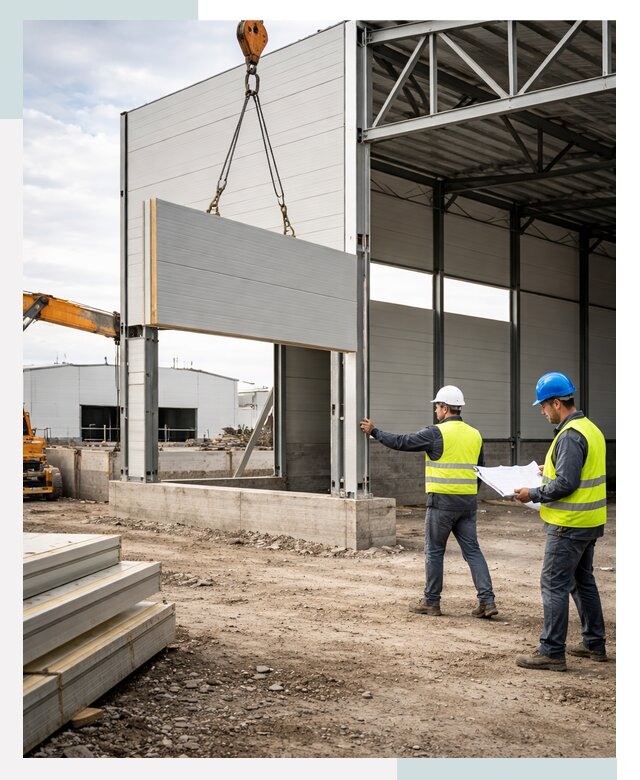 Склад из сэндвич панелей под ключ в Нефтеюганске от 9660 р. | СтальСтрой-Нфт