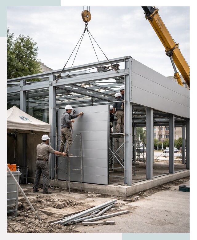 СтальСтрой-Нфт: торговый павильон под ключ в Нефтеюганске от 35588 р.