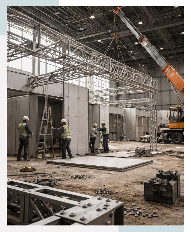 Строительство выставочных павильонов в Нефтеюганске от 35588 р.| СтальСтрой-Нфт