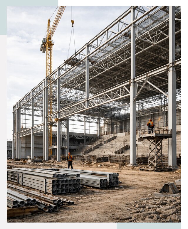 Строительство спортивных комплексов в Нефтеюганске от 30504 р. | СтальСтрой-Нфт